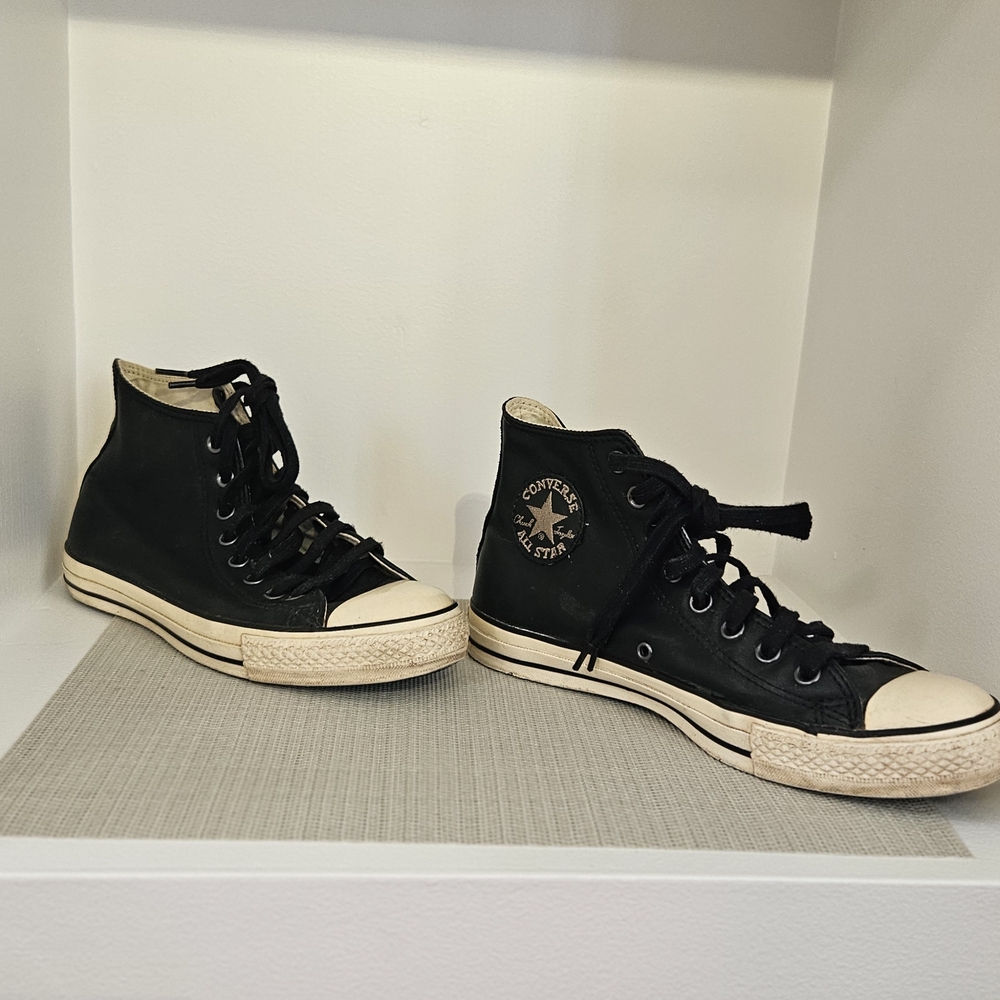 Converse Black High-Top Sneakers - Picture 13 of 15